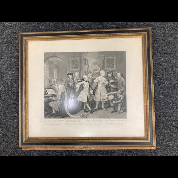 Rare colonial framed picture